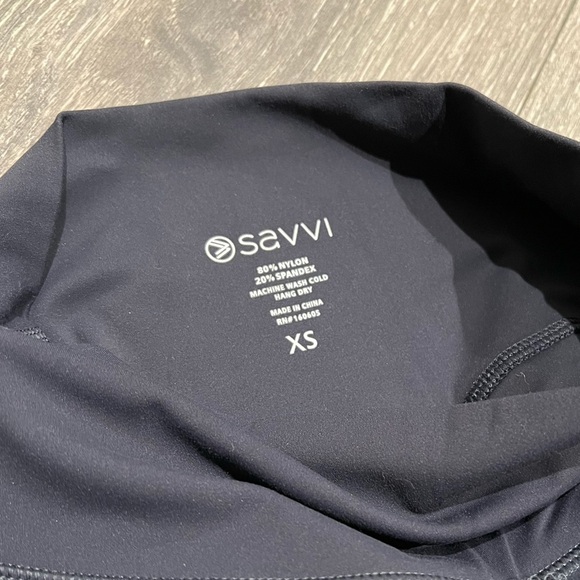 Savvi SSKIN capri leggings in slate grey. Size XS - Picture 8 of 8
